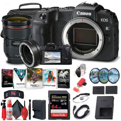 Canon EOS RP Mirrorless Digital Camera (Body Only) (3380C002) + Canon EF 24-70mm