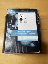 Genuine HP 61 2pk Ink Cartridges Black and Tri-color