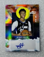 2025 Topps Ace Bailey Contemporary Marks Orange Auto /25 CM-AB Rookie Jazz