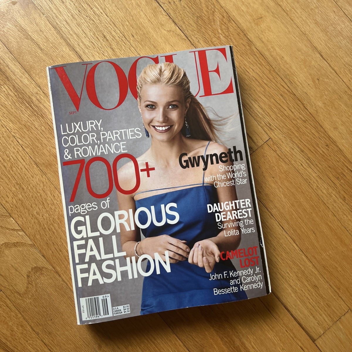 vogue 洋書写真集 Vogue Magazine September 1999 Gwyneth Paltrow Photo Steven Meisel