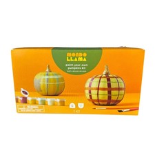 Mondo Llama Paint Your Own Pumpkins Kit Fall Halloween Craft Set Makes 2 Ages 6