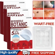 MICRONEEDLE BOTANIC Skin Tag  Acne Patch Skin Tag Remover Patches 9Pcs HOT 2026