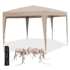 13 x 11.5 FT Hexagonal Gazebo Shelter w/3 Adjustable Height Carrying Bag