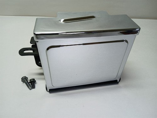 Harley-Davidson 2004 Dyna Low Rider Battery Tray Box & Chrome Cover
