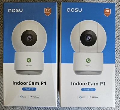 2K Indoor Security Camera - Smart Pet and Baby Monitor with Motion Tracking