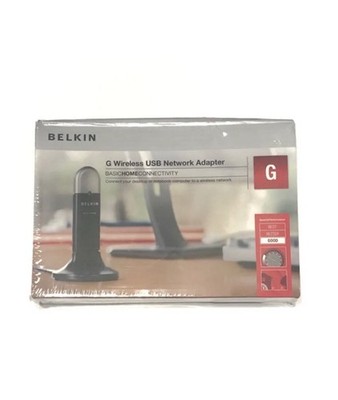 Belkin Wireless G WiFi F5D7050 Laptop Desktop USB Network Adapter New Sealed