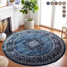 Modern Round Rugs For Living Room Lounge Floor Mats Bedroom Traditional Carpet