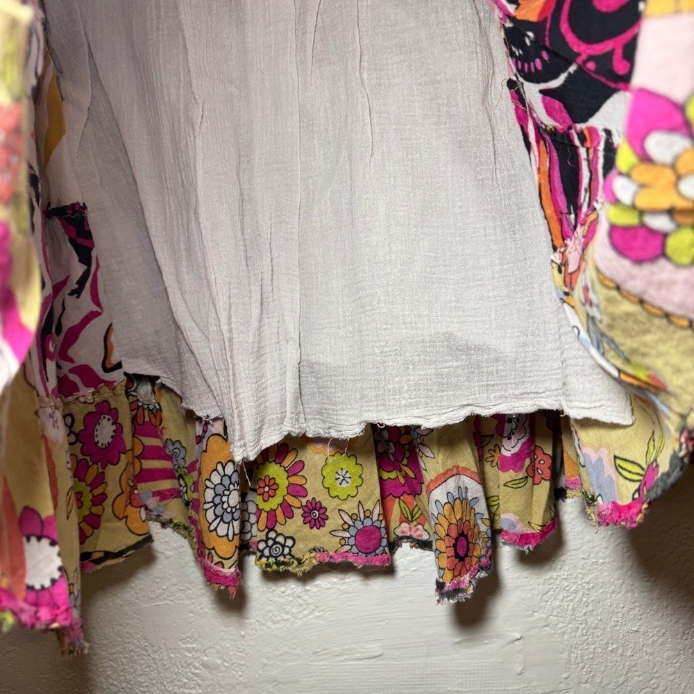 Cato Patchwork Fairy Whimsy Boho Cottagecore Skir… - image 5