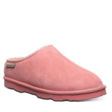 New Womens Bearpaw Tabitha Slippers Shell Pink Size 10