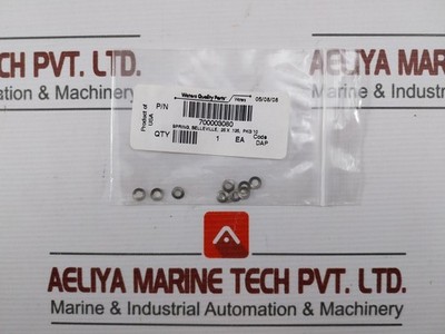 Pack of 2X WATERS 700003080 Spring Belleville .25 X .125, PKG 10