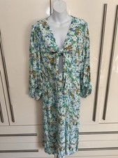 River island floral dress tie front size 16XXL / 16 • Very good • River Island