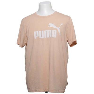 Puma, T-shirt, Größe: L, Beige, Print, Herren #pxe