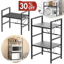 2 3 Tier Microwave Oven Shelf Kitchen Storage Solution Organiser Stand Holder