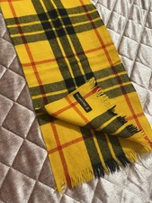 Vintage Kinloch Anderson Plaid Scarf Scottish 100 Wool Unisex
