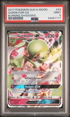 2017 POKEMON SUN & MOON BURNING SHADOWS #93 GARDEVOIR GX PSA 9 | eBay 2017 POKEMON SUN & MOON BURNING SHADOWS #93 GARDEVOIR GX PSA 9 | eBay