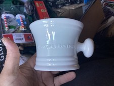 Pre de Provence Men  s Scuttle Shaving Mug European Soaps 4  x5  x3.25  Ceramic