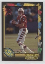 1991 Wild Card Hugh Millen #121 Rookie RC 0il7. rookie card picture