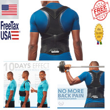 Posture Corrector for Men and Women Full Back Support Brace Adjustable