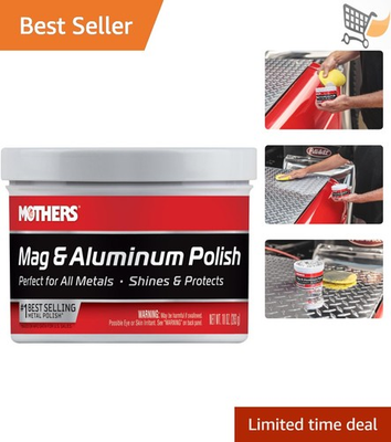 #ad Mag Aluminum Polish 10 oz Metal Shine Cleaner for Wheels and Parts Easy to Use $15.98