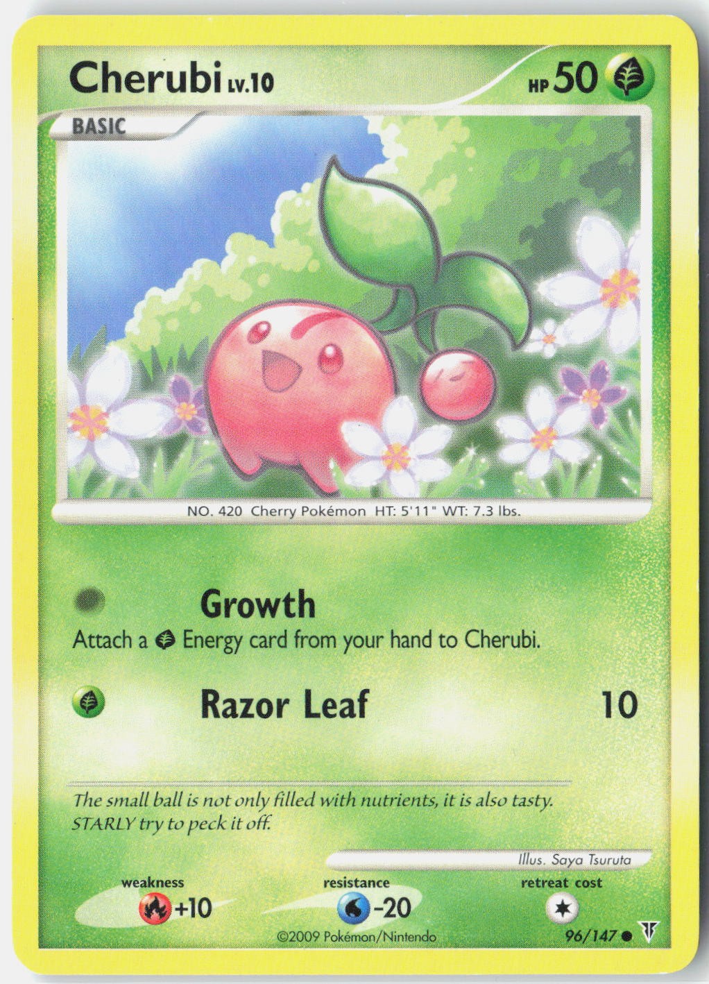 Cherubi Supreme Victors 96 Pokemon Card