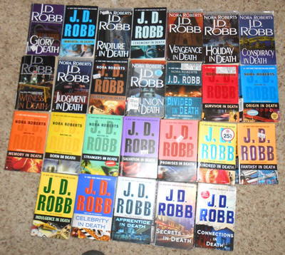 Lot of 26 J. D. ROBB (Nora Roberts)  IN DEATH Series (1995-2019) - PB GC
