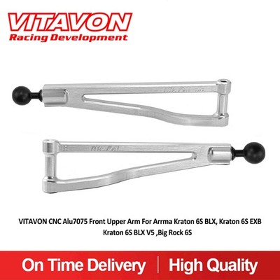 Vitavon CNC Front Upper Arm For Arrma Kraton 6S BLX/EXB/BIG Rock 6S