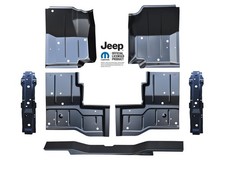 1976-1986 Jeep CJ7 Floor Pan Set With Floor Braces-7 Pieces