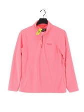 Regatta Women's Hoodie UK 12 Pink 100 Polyester Pullover