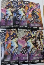 Gundam Card Game GD03 Steel Requiem Sleeved Booster Pack SEALED (Lot of 10)