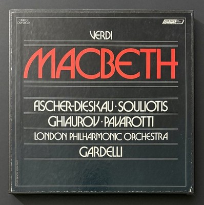 VERDI MacBeth Vinyl Record Album Box Set London Philharmonic Orchestra Gardelli