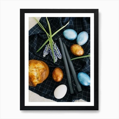 Easter Eggs 589 Art Print Framed Wall Art Poster Canvas Print Picture
