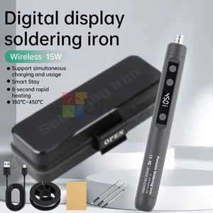 Kit de fer à souder à température réglable USB Outil de soudage électronique intelligent souder en fer