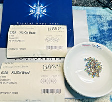 Swarovski 5328 6mm Crystal AB SATIN Austrian bicone beads 360pcs Seal pack