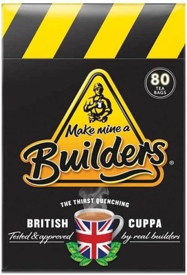 Make Mine a Builder's Teabags | Master Blended British Black Tea (Black, 80