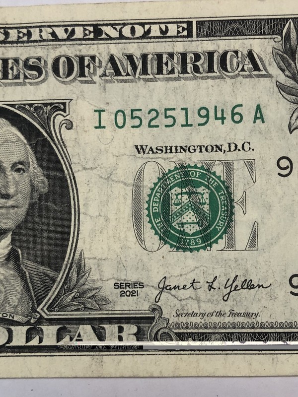 May 25 1946 Bday/Anniversary Fancy Serial Heavy Circulated $1 Dollar Nore