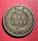 1863 US Copper Nickel Indian Head Cent! Good/VG Civil War Days! Old US Coin! — photo 2