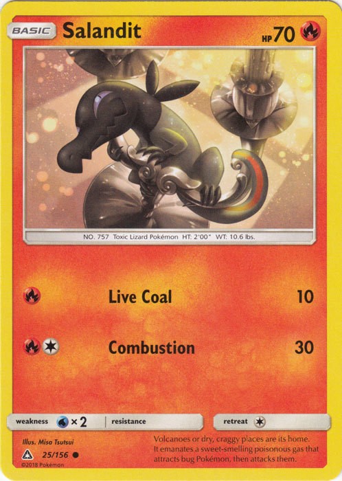 Salandit - 25/156 - Common - Near Mint