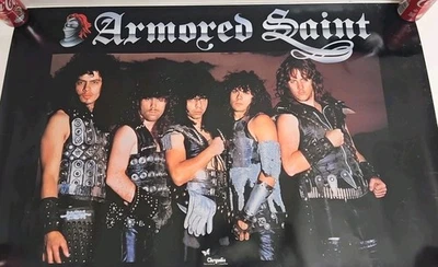 Armored Saint March of the Saint 1984 Original Promo Poster by Chrysalis - Image 1 of 4