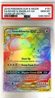 Pokémon Eevee & Snorlax GX 191/181 Sun & Moon Team Up Secret Rare PSA 10 Holo