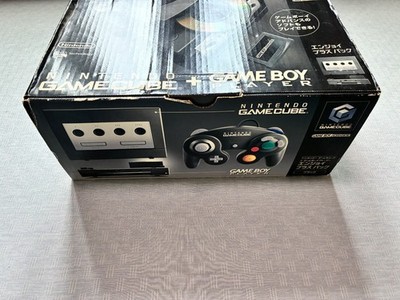 Nintendo GameCube Black Game Boy Player Enjoy Plus Pack Box Japan