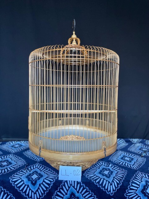 Asian Bamboo Bird Cage Decorative