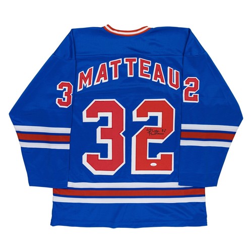STEPHANE MATTEAU signiertes blaues individuelles Trikot (JSA COA) NY RANGERS - Bild 2 von 8