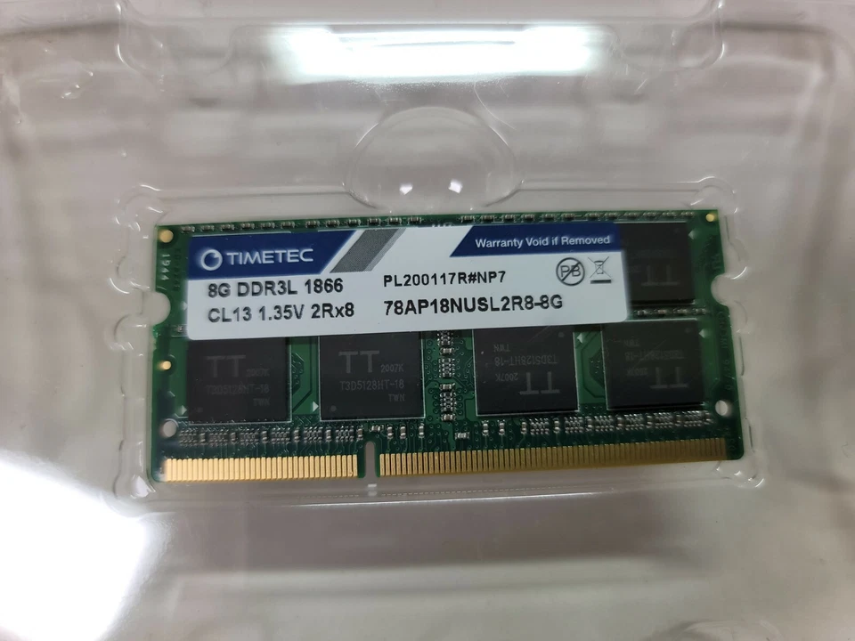 Timetec 16GB KIT(2x8GB) DDR3L / DDR3 1866MHz PC3L-14900 / PC3-14900  - Image 2 of 4