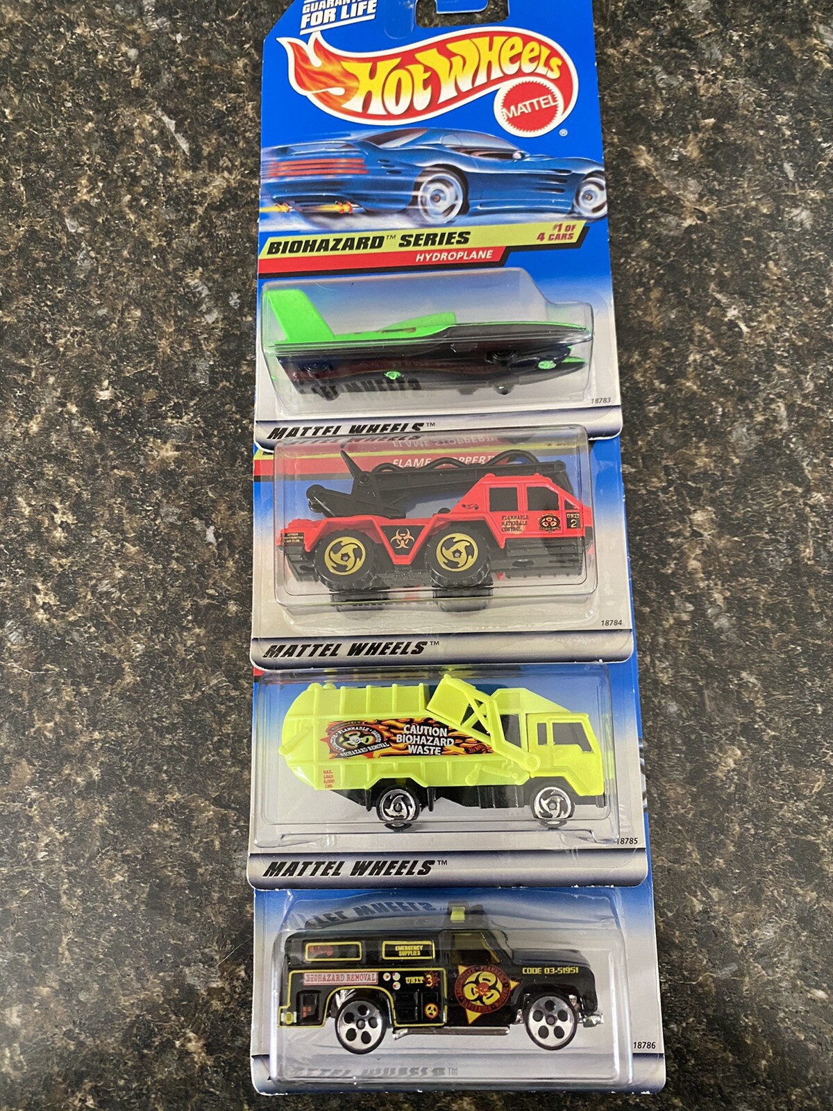 Biohazard Car Rims HOT WHEELS 1998 BIOHAZARD SERIES SET OF 4 CARS MATTEL. | eBay
