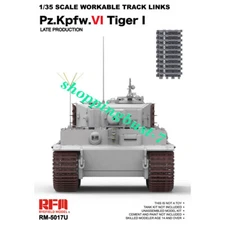 RYEFIELD RM5017U 1/35 WORKABLE TRACK LNKS Pz.Kpfw. VI Tiger I LATE PRODUCTION