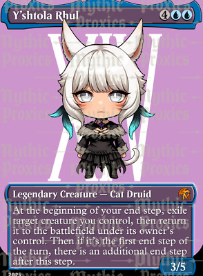 Y'shtola Rhul Chibi High Quality Altered Art Custom Playtest Card