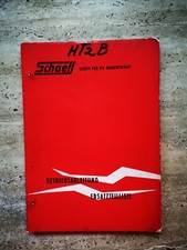 Gebr. Betriebsanleitung+Ersatzteilliste v. SCHAEFF - Hydraulik Tieflöffel HT2/B