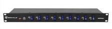 Rockville RDF9U 1U 15A Rack Mount DJ Pro Audio Power Supply Strip w/USB Charging