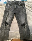American Eagle Men’s Jeans 32x30 Charcoal/Black Distressed Next Level Flex — photo 1
