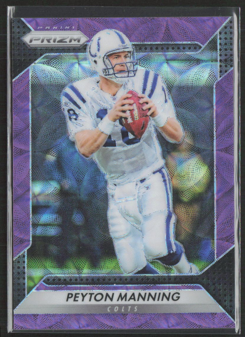 2016 Panini Prizm #125 Peyton Manning Purple Scope /99